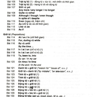 130 Bài Ngữ Pháp Tiếng Anh - English Grammar In Use 