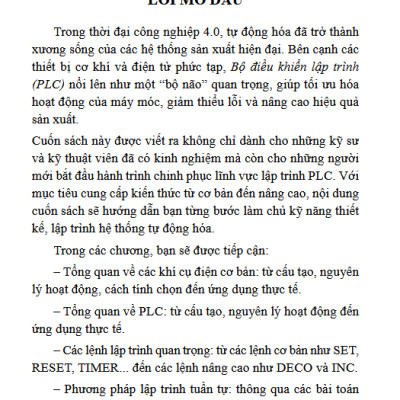Xây Dựng Máy Tự Động Bằng PLC (Nxb KH&KT)