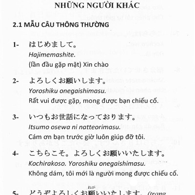 Tiếng Nhật Xã Giao Hàng Ngày (Kèm CD)