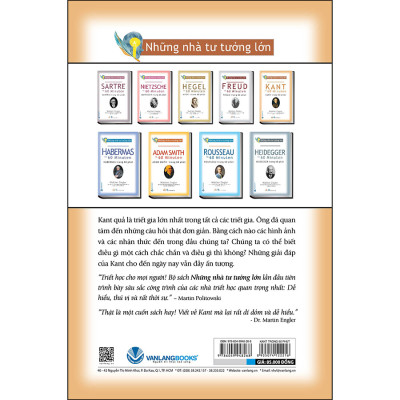 Combo 9 Cuốn : Nhà Tư Tưởng Lớn Trong 60 Phút