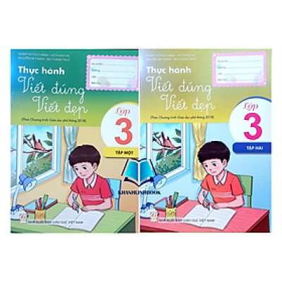 Sách - Combo Thực Hành Viết Đúng Viết Đẹp 3 Tập 1 + 2 ( biên soạn theo chương trình GDPT 2018 )