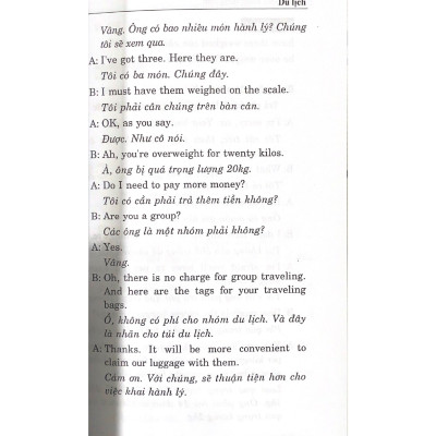 Tự Học Đàm Thoại Tiếng Anh - Du Lịch (Tái Bản)