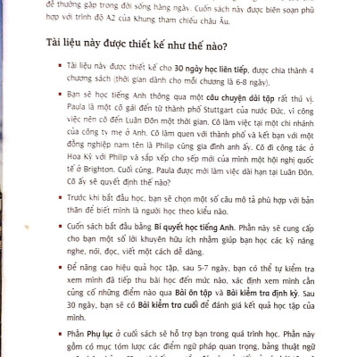 Học Tiếng Anh Trong 30 Ngày (Kèm CD)