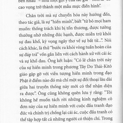 Cái Ác - Một Thách Thức Đối Với Tiết Học Và Thần Học