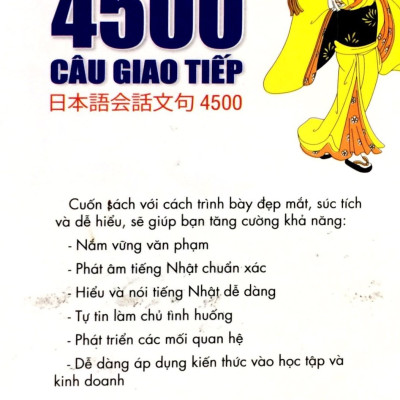 Tiếng Nhật - 4500 Câu Giao Tiếp (Kèm CD) - Vanlangbooks