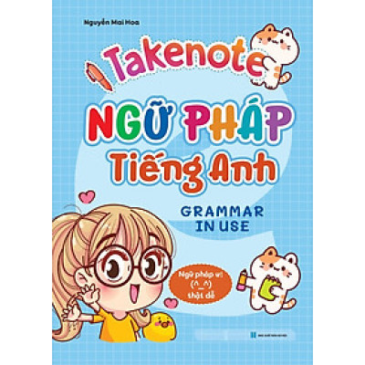 Sách Takenote - Ngữ Pháp Tiếng Anh (Gáy Lò Xo)