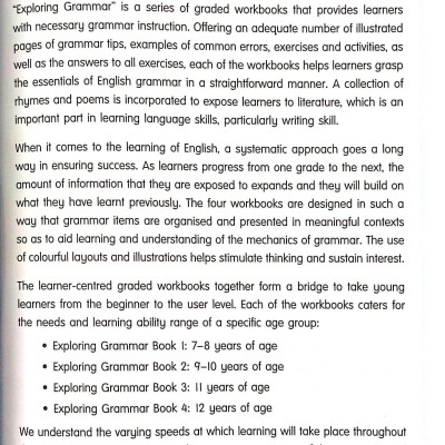 Exploring Grammar: Step By Step - Book 1 (Age 7 – 8)