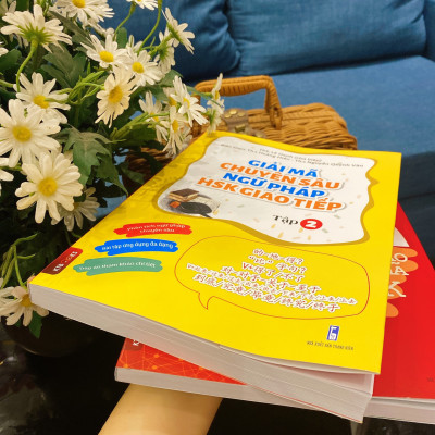 Sách - Combo: Giải mã chuyên sâu ngữ pháp HSK giao tiếp tập 1 tập 2 + Đáp án giải mã chuyên sâu ngữ pháp HSK giao tiếp tập 2 +DVD tài liệu