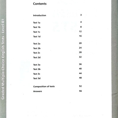 Graded Multiple - Choice English Test Level B1( Không CD)