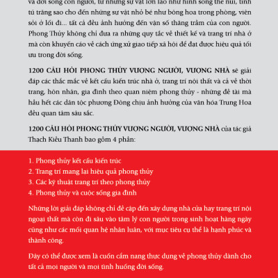 1200 Câu Hỏi Phong Thủy Vượng Người Vượng Nhà
