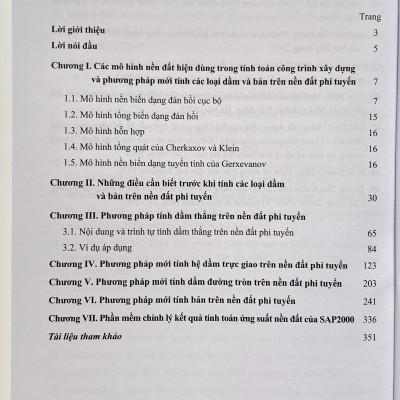 Sách - Mô Hình Nền Đất Và Phương Pháp Mới Tính Các Loại Dầm Và Bản Trên Nền Đất Phi Tuyến