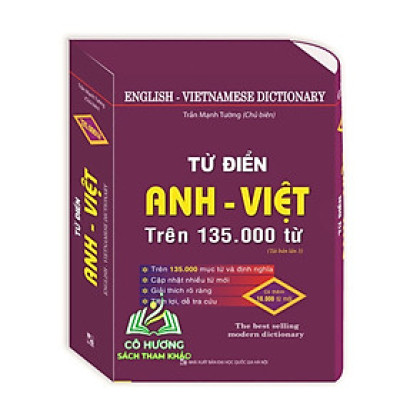 Sách - Từ điển Anh - Việt trên 135.000 từ (bìa cứng)