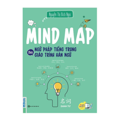 Sách - Mindmap Ngữ Pháp Tiếng Trung Theo Giáo Trình Hán Ngữ - Danh Từ - MCBooks