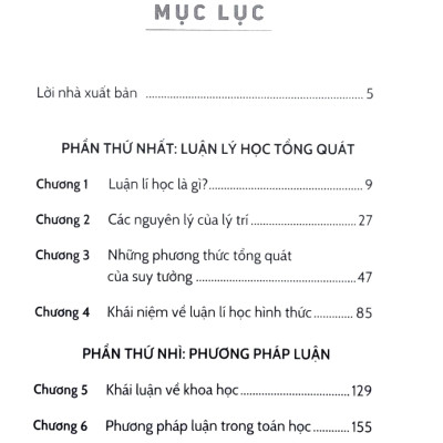 Nghệ Thuật Suy Tưởng - Luận Lí Học Tổng Quát Và Phương Pháp Luận (VL)