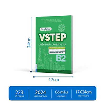 Sách - Combo Ready for VSTEP Chiến thuật làm bài VSTEP B1,B2