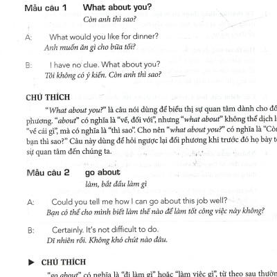 Từ Điển Mẫu Câu Đàm Thoại Tiếng Anh Phổ Biến: Từ A Đến Z