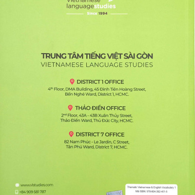 Sách - The Matic Vietnamese & English Vocabulary 1