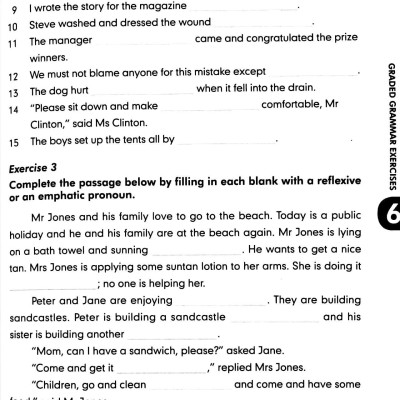 Graded Grammar Exercises 6