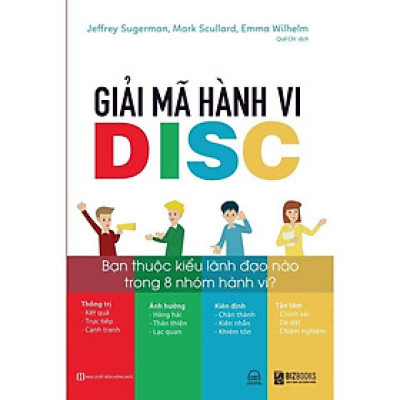 Sách - Giải Mã Hành Vi DISC - Bạn Thuộc Kiểu Lãnh Đạo Nào Trong 8 Nhóm Hành Vi - MCBooks