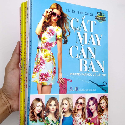 Bộ Sách Cắt May Cho Người Bắt Đầu Tự Học Đến Nâng Cao (Bộ 5 Cuốn)