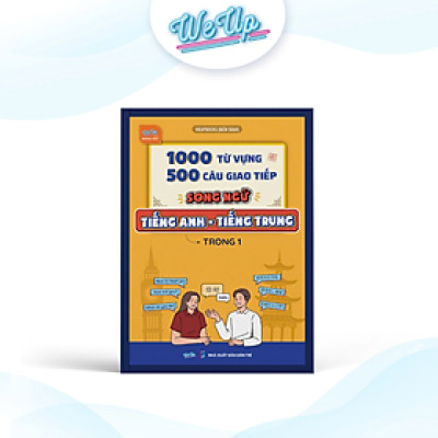 Sách - 1000 Từ Vựng + 500 Câu Giao Tiếp Song Ngữ Anh - Trung