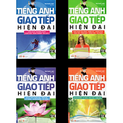 Bộ 4 Cuốn Tiếng Anh Giao Tiếp Hiện Đại  - Vanlangbooks