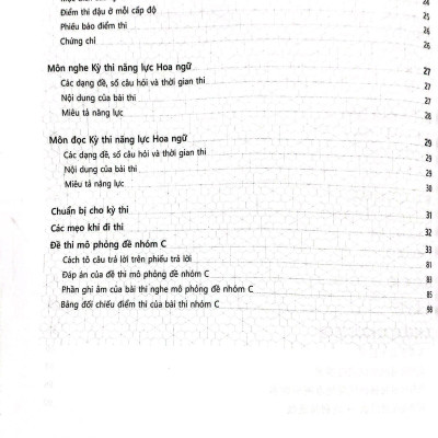 Đề Thi Mô Phỏng Đề Thi Năng Lực Hoa Ngữ - Nhóm C - Quyển 3