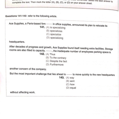 Economy TOEIC RC1000 Volume 1 
