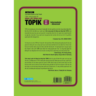 - Combo Cẩm  Nang Luyện Thi Năng Lực Tiếng Hàn TOPIK ( Tập 1 + Tập 2 ) + CD - - Bản Quyền