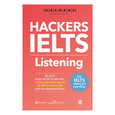Trạm Đọc Official | Hackers Ielts 4 cuốn  ( Listening + Reading + Speaking + Writing )