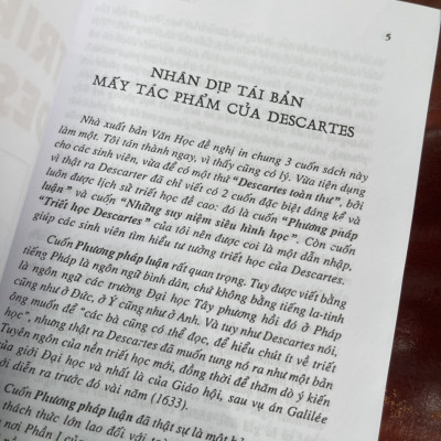 TRIẾT HỌC DESCARTES - Trần Thái Đỉnh – Công Ty Sách Thời Đại – NXB Văn Học