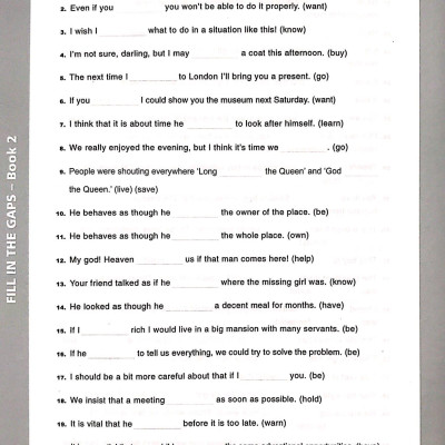 Fill In The Gaps - Book 2 (Không CD)