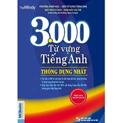 3000 Từ Vựng Tiếng Anh Thông Dụng Nhất (Tái bản năm 2023)