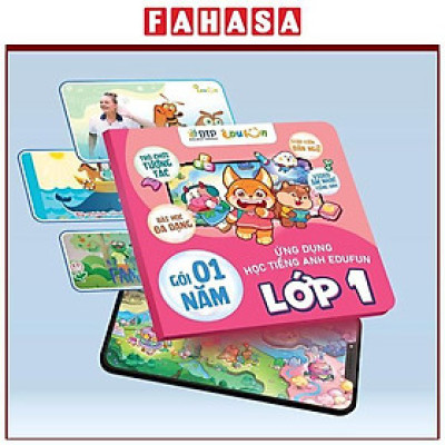 Gói Edufun Premium Level 1 (Thẻ Học Tiếng Anh EDUFUN + Tặng Kèm Sách Học Sinh, Sách Bài Tập, 2 Cuốn Truyện)