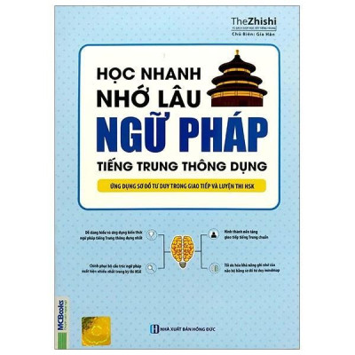 Sách - Học Nhanh Nhớ Lâu Ngữ Pháp Tiếng Trung Thông Dụng + 5000 Từ Vựng Tiếng Trung - Combo 2 Cuốn  - MCBooks