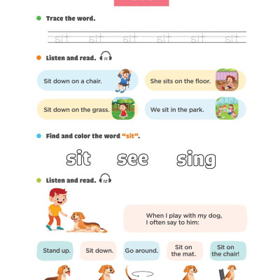 300 First Sight Words For Kids - 2