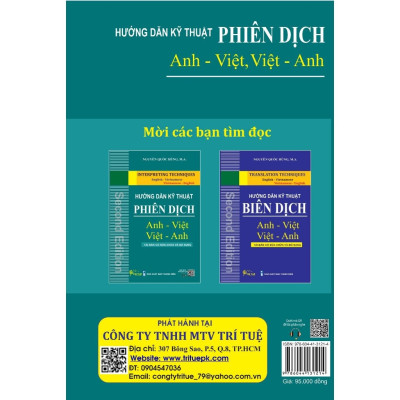 Hướng dẫn kỹ thuật Phiên dịch Anh - Việt Việt - Anh
