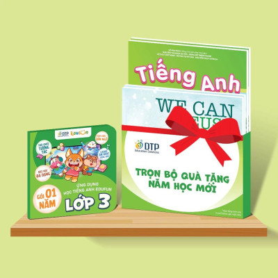 Gói Edufun Premium Level 3 (Thẻ Học Tiếng Anh EDUFUN + Tặng Kèm Sách Học Sinh, Sách Bài Tập, 2 Cuốn Truyện)