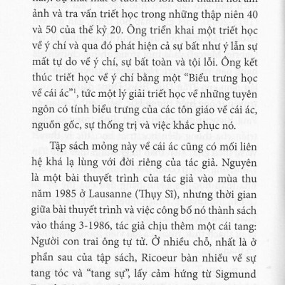 Cái Ác - Một Thách Thức Đối Với Tiết Học Và Thần Học