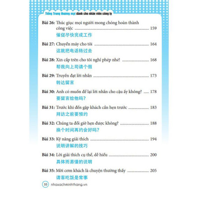 Sách - Tiếng Trung Thương Mại Dành Cho Nhân Viên Công Ty - Bìa Mềm - Minh Thắng