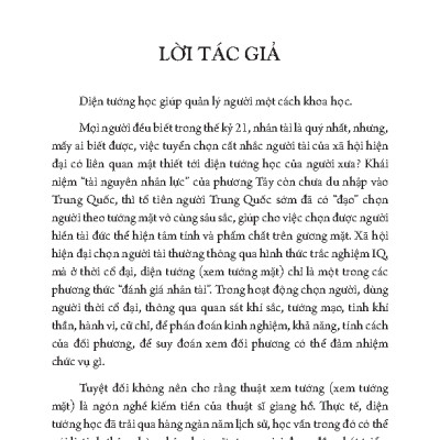 Đồ Giải Xem Tướng Biết Người - Cẩm Năng Quản Lý Nguồn Nhân Lực - Bìa Cứng (Tái Bản 2024)