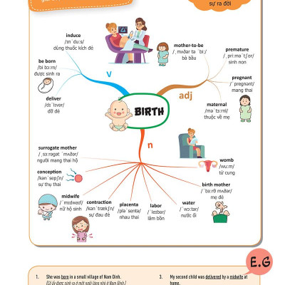 Mind Map English Vocabulary - Từ Vựng Tiếng Anh Qua Sơ Đồ Tư Duy