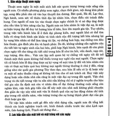 Bàn Về Lịch Vạn Niên Từ Năm 2011 - 2050 (ML)