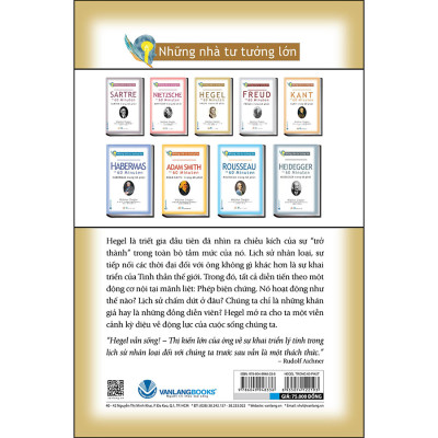 Combo 9 Cuốn : Nhà Tư Tưởng Lớn Trong 60 Phút