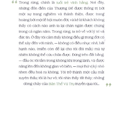 Phúc cho người không thấy mà tin - Tự nhiên & Những bài tiểu luận khác" của Ralph Waldo Emerson