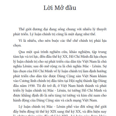 Một Số Vần Đề Lý Luận Chính Trị Ở Việt Nam