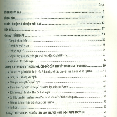 THUYẾT HOÀI NGHI CỔ ĐẠI - Harald Thorsrud – NXB Đại Học Sư Phạm