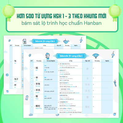 Sách - Takenote - Từ Vựng HSK Tiếng Trung - HSK1 (Cung Cấp 500 Từ Vựng)