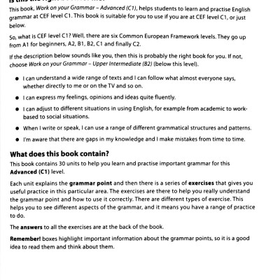 Collins Work On Your Grammar - Advanced C1