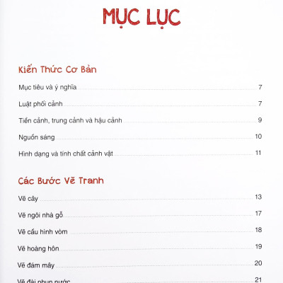 Bí Quyết Hội Họa - Vẽ Tranh Phong Cảnh ( Tái Bản 2022)